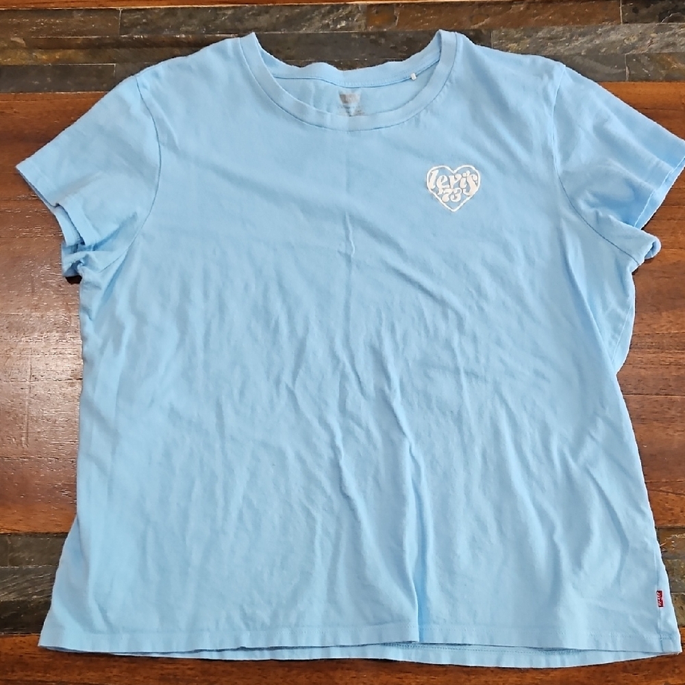 Levi's Light Blue Short Sleeve Tee Casual